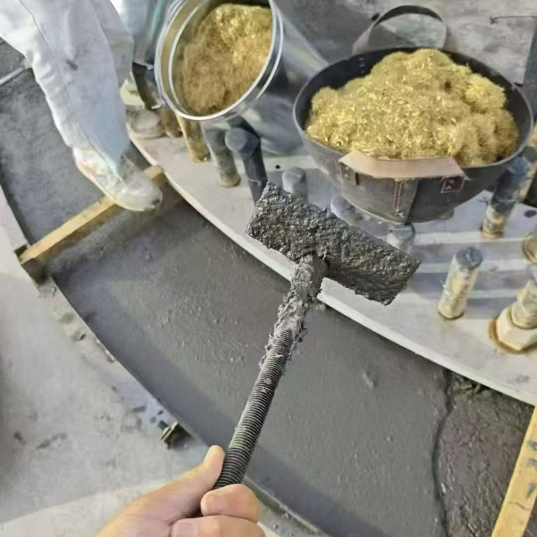 湖口C120钢纤维高强无收灌浆料 轧机压缩机汽轮机发电机锻压设备底座灌浆材料
